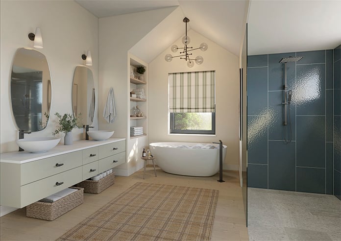 The British Stripe Co. Edward, Polzeath No.1 - Roman Blind - Image 6